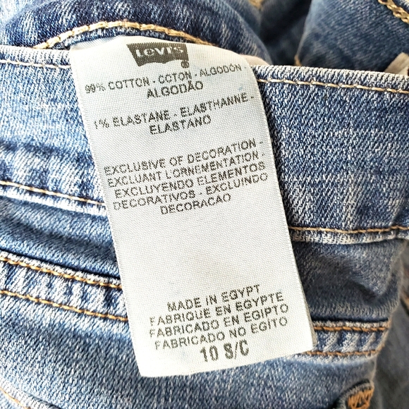 13) LEVI 515 Bootcut Sz.10 Short - Picture 3 of 4